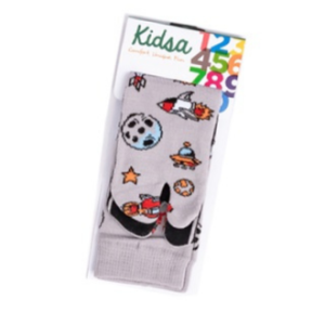 Kaos Kaki Anak Jempol Telapak Hitam Space Kanik 5-10thn