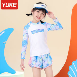 Bộ Đồ Bơi Trẻ Em YLIKE Bộ Bơi Dài Tay Cho Bé Đồ Bơi Bé Gái