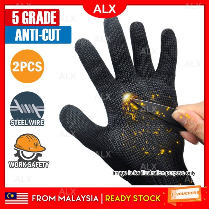 Sarung Tangan Finger Cut Gloves Online ALX Malaysia Pair Cutproof