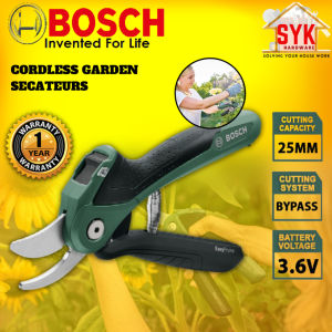 SYK Bosch Cordless Garden Secateurs Easy Prune Outdoor Gardening Tool Root Cutter Potong Pokok Bunga 0 600 8B2 140
