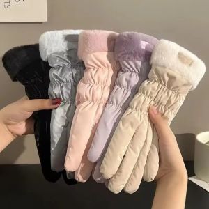 Touch Screen Winter Gloves New Wind Waterproof Cold Resistance Cycling Gloves Thermal Fleece Warm Skiing Mittens Winter
