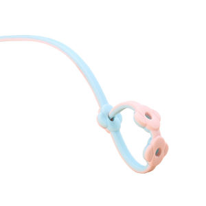 HamshMoc Baby Silicone Anti-Lost Anti-Drop Chain Strap Adjustable Pacifier Bottle Accessories Safety Food Grade Molar Stick Gum Toy