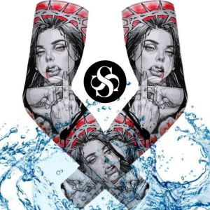 MANSET TATTO LENGAN PANJANG PRIA MOTIF BERGAMBAR KARAKTER PRINTING ELASTIS TIDAK PANAS BEBAS PILIH MOTIF