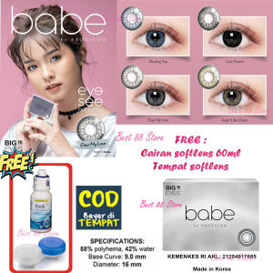 SOFTLENS X2 BABE BY EXOTICON 16MM NORMAL - FREE CAIRAN 60ML + LENSCASE
