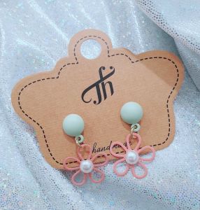 Bông Tai Hoa Mai Nụ Ngọc