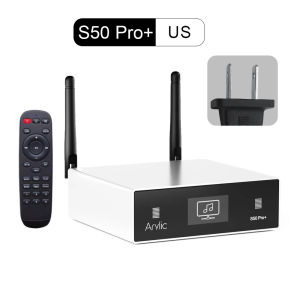 Arylic S50 Pro+ WiFi & AptX HD Preamplifier With ESS Sabre Dac AKM ADC Multiroom Airplay Tidal Internet Radio DLNA QPLAY UPNP
