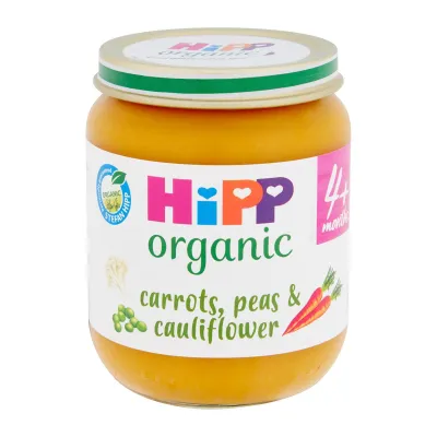 Hipp Organic Carrots Cauliflower and Peas Baby Food