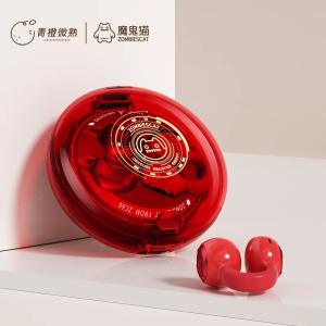 ZOMBIESCAT B3 True Wireless Clip-On Earbuds  Open-Ear Noise Cancelling Headphones Ideal for Sports & Gaming Headset
