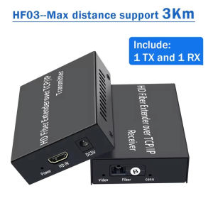 3km HDMI Fiber Extender Transceiver Over SC Fiber Optical Cable TCP/IP 1080P 20km Video Transmitter and Receiver Kit