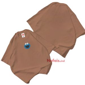 baju kaos t-shirt pakaian oversize slit premium distro sablon cookie pria wanita cotton combed 20s