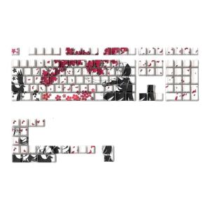 Cherrys Blosss คีย์บอร์ดโปรไฟล์130 PBT Backlits สำหรับการปรับแต่งแป้นพิมพ์กล