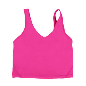 LULU Original Label U Tank top underwear yoga top bra Fitness Nude-Feel Sports Bra with Beautiful Back Design Shockproof and Supportive