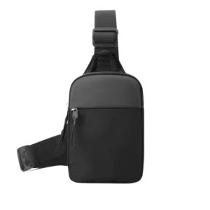 LANGJ ไนลอน กระเป๋าหน้าอกผู้ชาย กระเป๋าหลายช่อง ซิป กระเป๋าคาดหน้าอกสำหรับกีฬา ลำลอง กระเป๋าถือ กระเป๋าสะพายชาย หนุ่มๆ