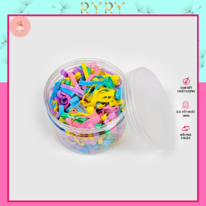 Set 200-500 Sợi Dây Thun Cột Tóc Co Giãn Dùng Một Lần Cho nữ