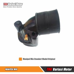 Manipol Mio Intake Manifold Model Original TRG Black Coating Untuk Motor Yamaha Mio Sporty dan Mio Smile Karburator