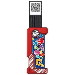 Khóa biến hình siêu nhân đỏ bandai chính hãng Bakutsuri Bar Hunter để trưng bày hoặc dùng cho máy game Nitendo 3DS 2165 1-2