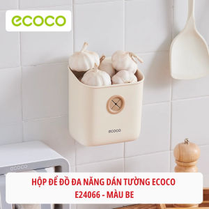 Hộp để đồ đa năng ECOCO thế hệ mới | Kệ đựng hành tỏi Chai lọ nhà bếp | Khay để bông tẩy trangMỹ phẩm nhà tắm tiện lợi