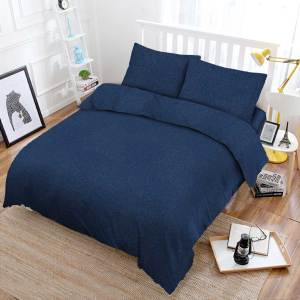Vito - Bedcover Set Sprei Fitted King 180x200 Queen 160x200 Single 120x200 Tinggi 20 Solid Polos Emboss