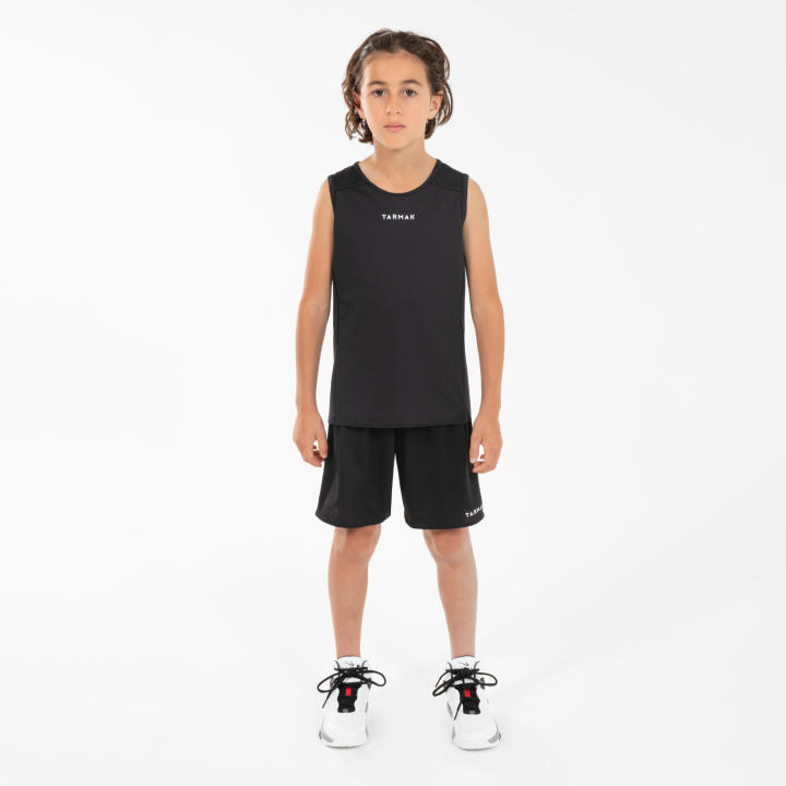 Decathlon Basket Kids' Sleeveless Basketball Jersey T100