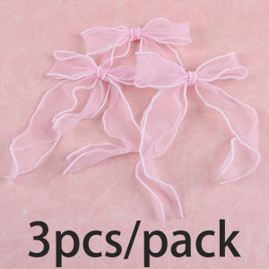 (3 cái/gói) 22.3*14.5cm Ngọc Trai Sợi cung Cứng trong suốt sợi ruy băng ngọc trai ren trang trí tiệc Cưới Quà Tặng bao bì tự làm