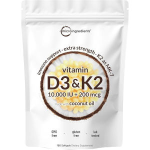 Direct sales of Vitamin d3+k2 300 Softgels Dietary Supplement Vitamin D3 K2 Supplement Softgel Halal Gelatin