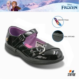 Disney Frozen Black School Shoes with Memory Foam for Kids Girls Astoria