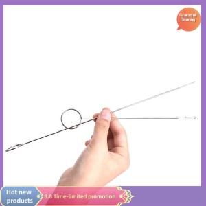 Graceful Stainless Steel Sewing Loop Turner Hook Needle Embroidery DIY Needlework Tools