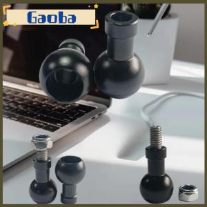 gaoba ขั้วต่อยึดกล้องกีฬารถจักรยานยนต์1ชิ้นขนาด17มม. 25.4มม. หัวบอลเชื่อมต่อกับ M6 M8 M10สกรูสำหรับกล้อง