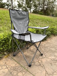 tặng túi Ghế thư giãn tay mềm gấp gọn đa năng dã ngoại cắm trại vải oxford 600D bền đẹp chân thép tĩnh điện chắc chắn tải 150kg/