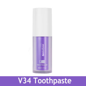 hismile v34 toothpaste my smile toothpaste original purple toothpaste teeth whitening Against Sensitive Teeth Gum Repair
