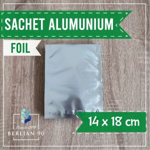 Plastik Full Aluminium Sachet Foil 14x18 Cm Sachet Alumunium