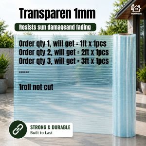 FLAT TRANSPARENT ROOF/atap awning/atap lutsinar/GREENHOUSE TRANSPARENT ROOF/Anti UV Greenhouse Firm/polycarbonate sheet
