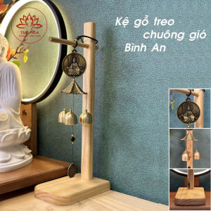 Giá kệ treo chuông gió bằng gỗ để bàn để ban thờ kệ treo Khánh Phật