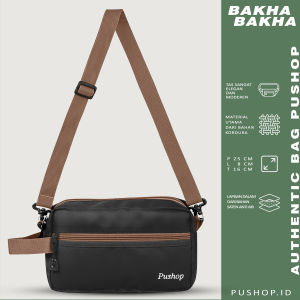 Tas Selempang Pria Casual Polos Desain Modern & Stylish - Kapasitas Reguler | Cocok untuk Kerja dan Santai