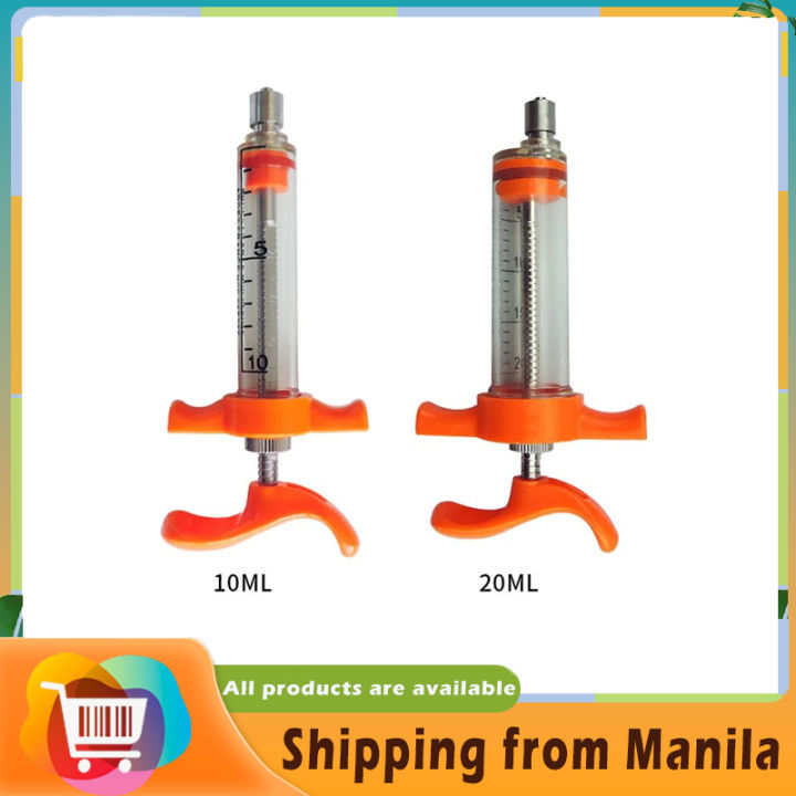 10/20ml Fiber glass syringe Heavy duty syringe Farm animal injection