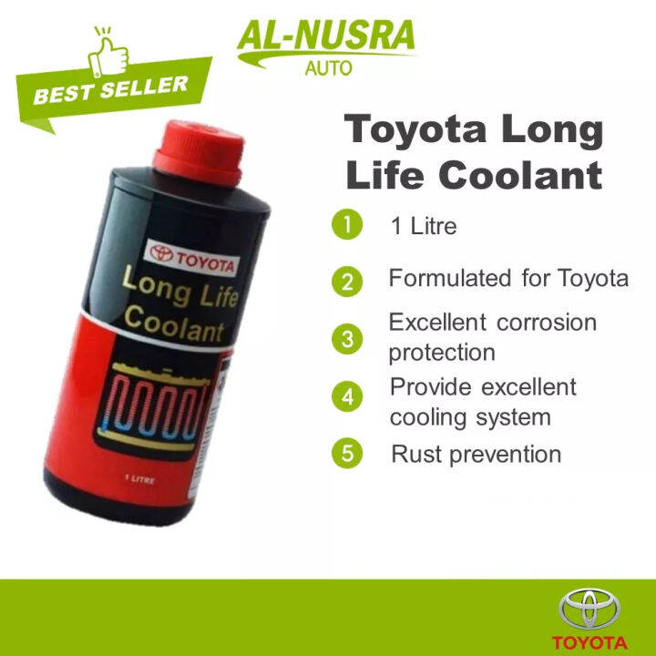 TOYOTA LONG LIFE COOLANT 1L RADIATOR COOLANT CECAIR PENYEJUK RADIATOR ...