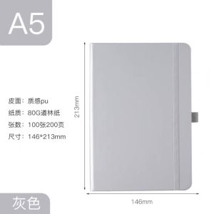 A5/A6 Thick Notebook 200 Pages Grid/Blank/Line/Dot ins Style Landscape Aesthetic School Supplies