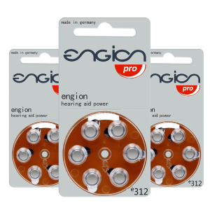 18Pcs/3 Cards 312 Button Battery E312 P312 A312 P312 PR41 import Hearing Aids Battery Suitable for In-ear Hearing Aid