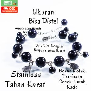 Gelang Stainless Desain Unik: Aksesori Wanita Tahan Air & Kado Hadiah Terbaru