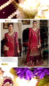 *BRAND NAME:-* S4U FEPIC *CATALOUGE NAME:-*Ready Made Available size  SMXL2XL ROSEMEEN   *D NO:-* D-5163   *Top:-* FAUX GEORGETTE EMBOIRDERED WITH HANDWORK *Dupatta:-* NET HEAVY EMBROIDERED  