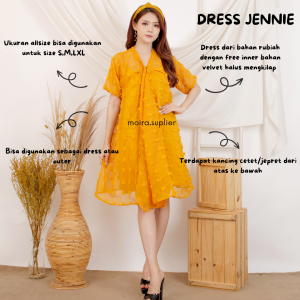 DRESS JENNIE RUBIAH DRESS MEWAH
