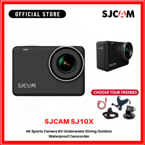 SJCAM SJ10X Action camera 4K Sports & Action camera 8X Underwater Diving Outdoor Waterproof Camcorder for Vlogging camera motorcycle camera