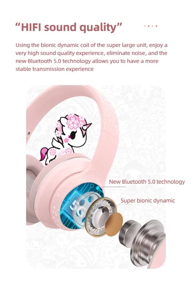 Tokidoki TD06 Bluetooth Headphones Wireless IPX5 Waterproof