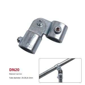 GOODOO อลูมิเนียมอัลลอยด์ เหล็ก ข้อต่อท่อ หัวเข็มขัดคงที่ 3\4" ตัวยึดเฟรม ใหม่ มุม ตัวเชื่อมท่อกลม ชั้นวางท่อเหล็ก