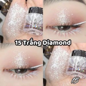 Phấn mắt nhũ lấp lánh đa dạng màu sắc trang điểm mắt dự tiệc