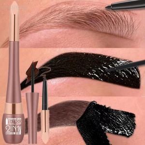 NOBLELUX Waterproof Tattoo Peel Off Brow Gel Brow Pencil Set Smudge-proof Lasting Outline Contour Makeup Kit  Wild Eyebrows Tattoo Peel Off Eyebrow Pen Face Makeup