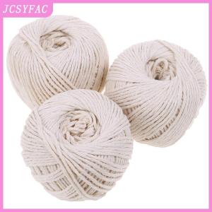 JCSYFAC 1Roll 229 feet Butchers Cotton Twine Meat Trussing Turkey Barbecue Strings Rope