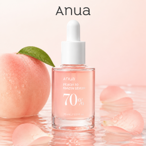 Anua Peach 70% Niacinamide Serum 30ml Brightening Hydrating Glow Booster Pore Care Face Serum