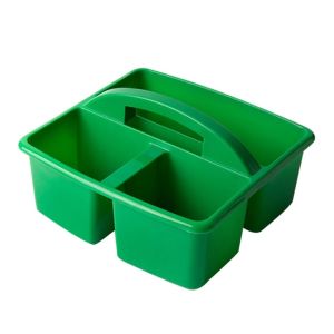 COMEINSTORE20E2 Compartments Stationery basket Portable Caddies Box Divided Basket Desk Organizer Paint Brushes