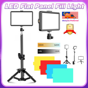 Versatile 6-Inch Square Light with Tripod Adjustable LED Light RGB Filter Ideal for Fill Selfies Photography and Dynamic Flash Lighting